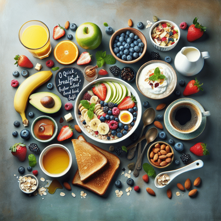 café da manhã saudável rápido: 10 ideias práticas