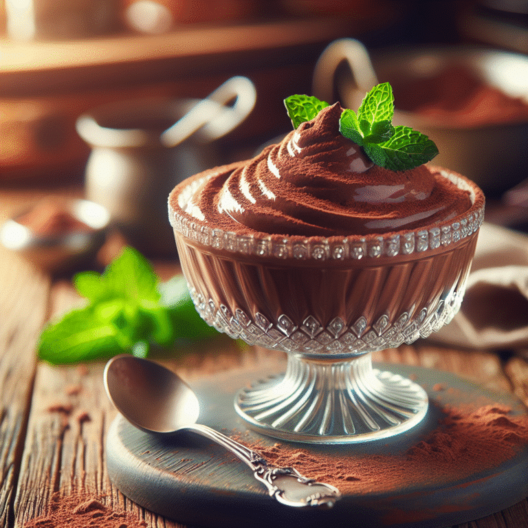 como preparar uma mousse de chocolate saudável