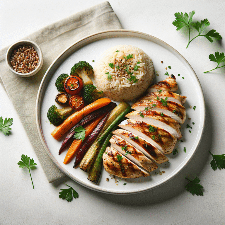 Arroz integral com frango grelhado: a refeição perfeita para o seu almoço