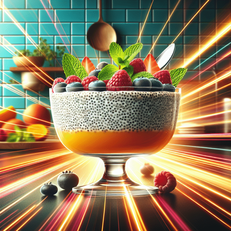 Pudim de Chia Light: A Velocidade do Sabor