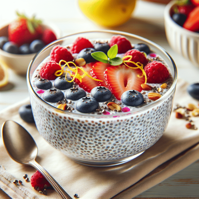pudim de chia light: sobremesa perfeita para dietas