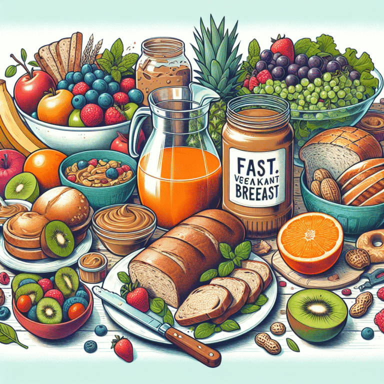 Café da manhã vegano rápido: delícias sem origem animal