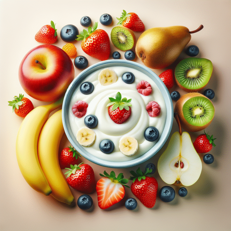 Iogurte com frutas frescas: uma combinação perfeita