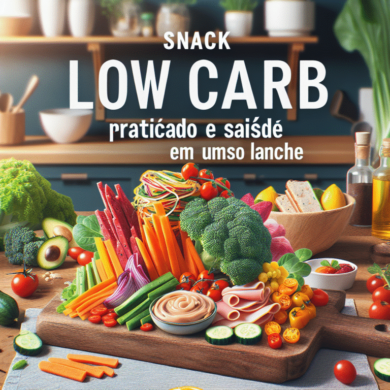 Snack low carb rápido: praticidade e saúde em um só lanche