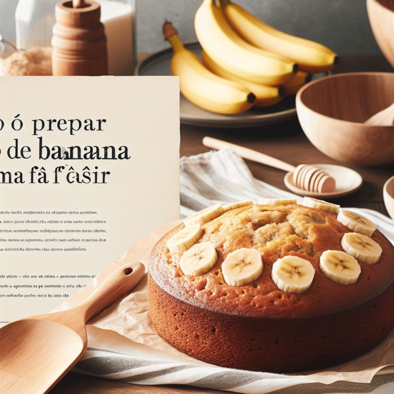 como preparar bolo de banana sem açúcar de forma fácil