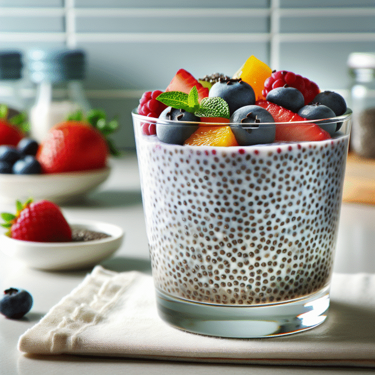 pudim de chia light: sabor e saúde em uma receita