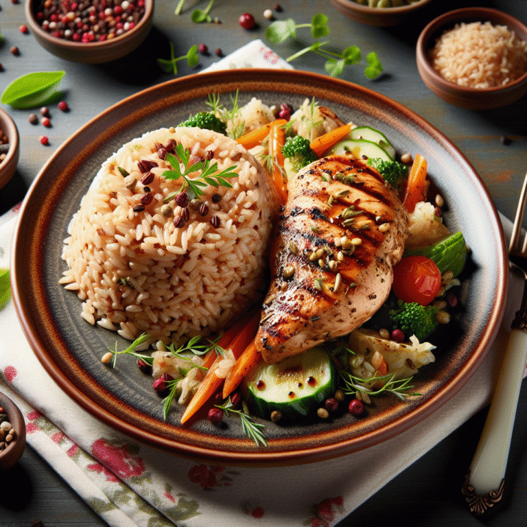 Dicas para servir arroz integral com frango grelhado em ocasiões especiais