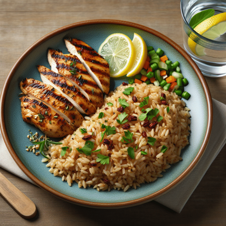 Dicas para intensificar o sabor do arroz integral com frango grelhado