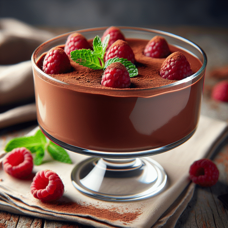 mousse de chocolate saudável: receita para satisfazer a vontade de doce