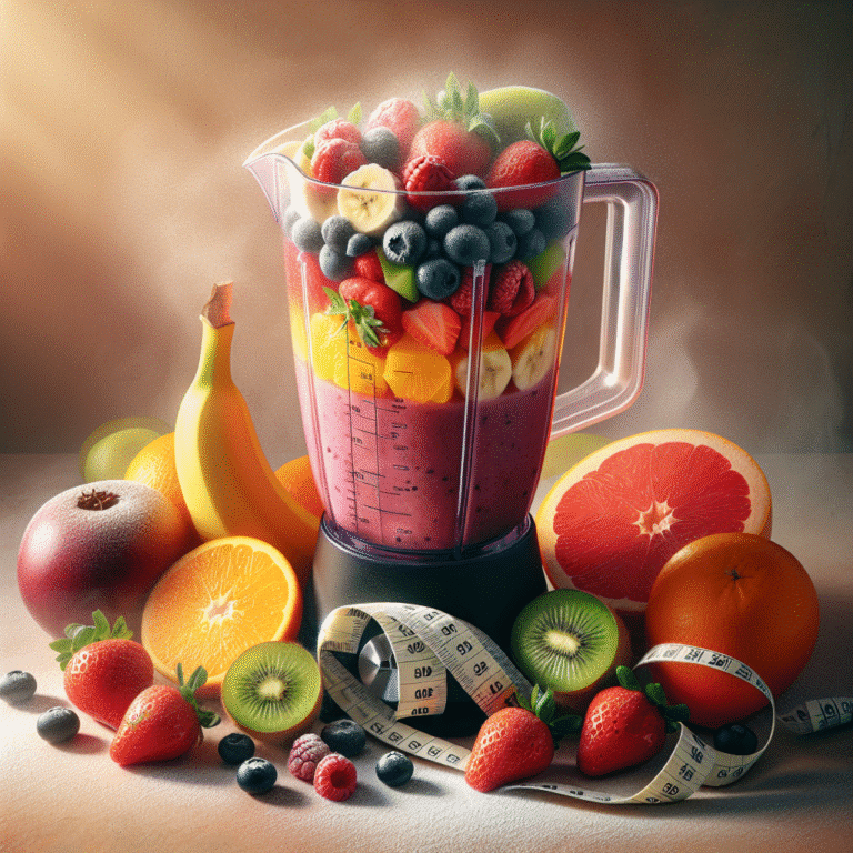 Vitamina de frutas para emagrecer: comece o dia leve