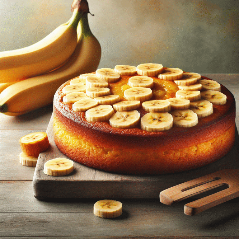 Bolo de Banana Sem Açúcar: O Doce que Não Engorda