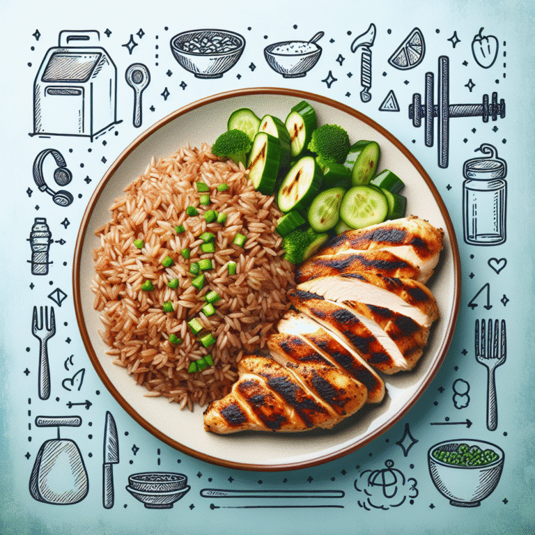 Como incluir arroz integral com frango grelhado no seu plano alimentar.