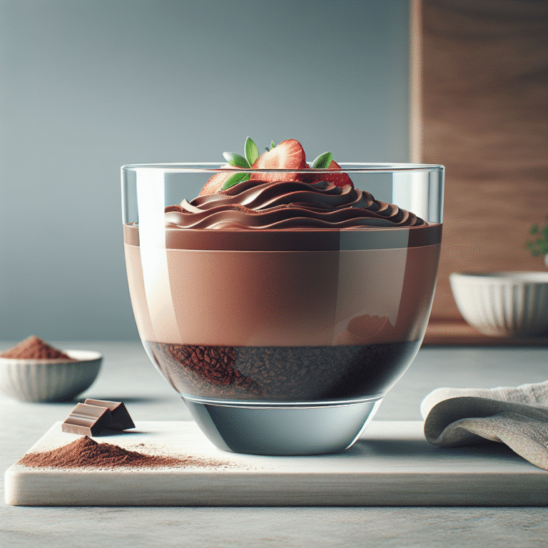 mousse de chocolate saudável: perfeita para quem está de dieta