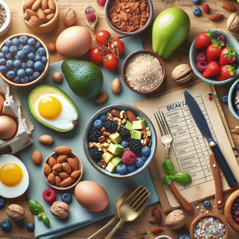 café da manhã low carb: opções que vão te saciar