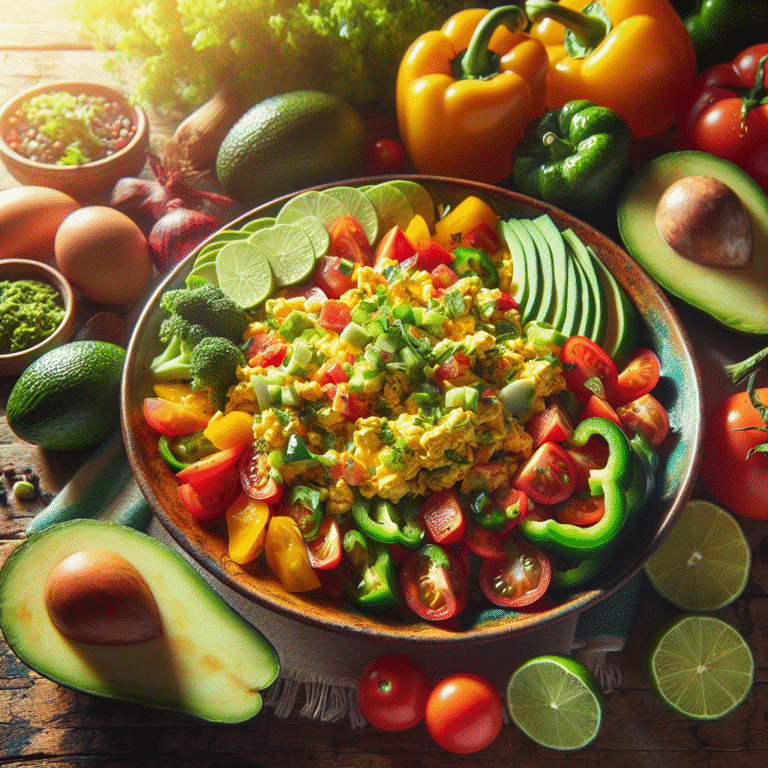 Ovos mexidos com vegetais: uma refeição nutritiva e rápida