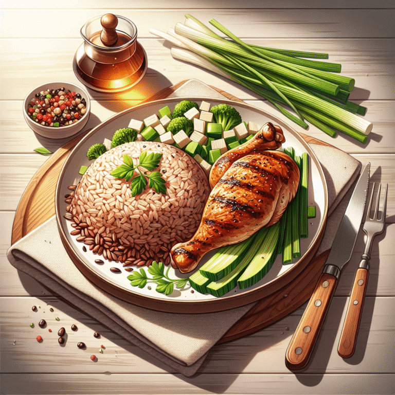 Arroz Integral com Frango Grelhado: Uma Combinação Saudável