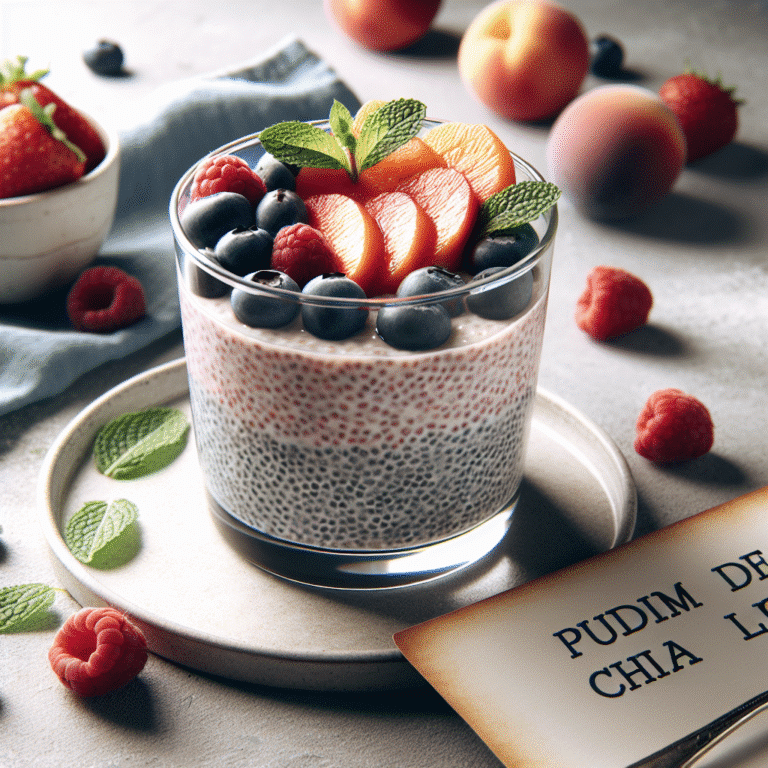 pudim de chia light: sabor e saúde em uma receita