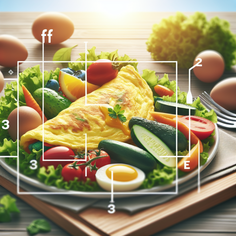 omelete light para café da manhã: proteína e sabor em poucos minutos