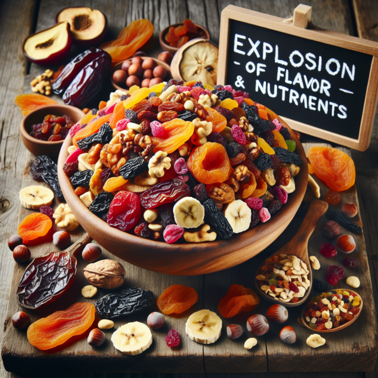 mix de frutas secas caseiro: uma explosão de sabor e nutrientes.