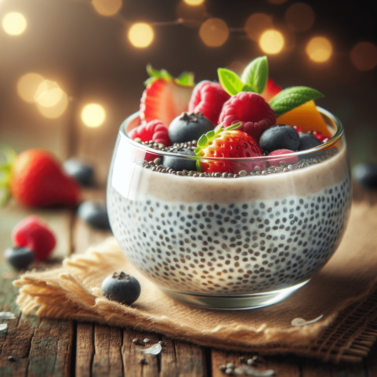 Pudim de Chia Light: A Sobremesa dos Sonhos