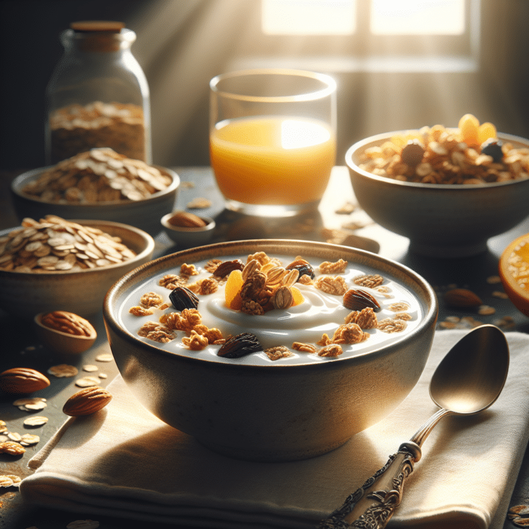 iogurte com granola caseira: um café da manhã crocante e saudável