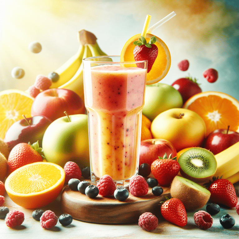 vitamina de frutas para emagrecer: refrescante e nutritiva