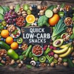 Snacks low carb rápidos: soluções práticas e saudáveis