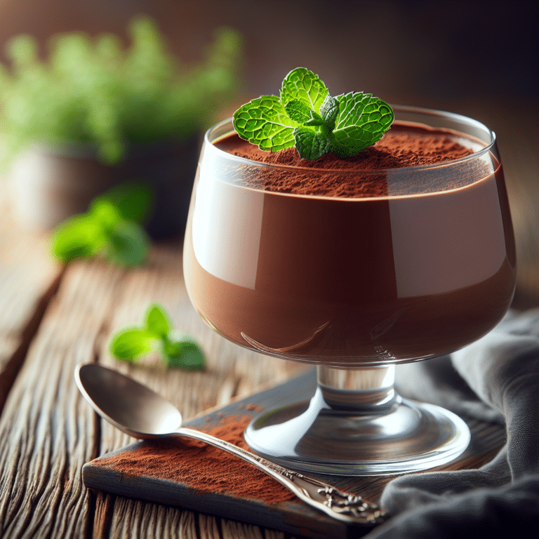 Mousse de Chocolate Saudável: Sabor e Saúde em Uma Receita Irresistível