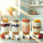 5 iogurtes com granola caseira para começar bem o dia