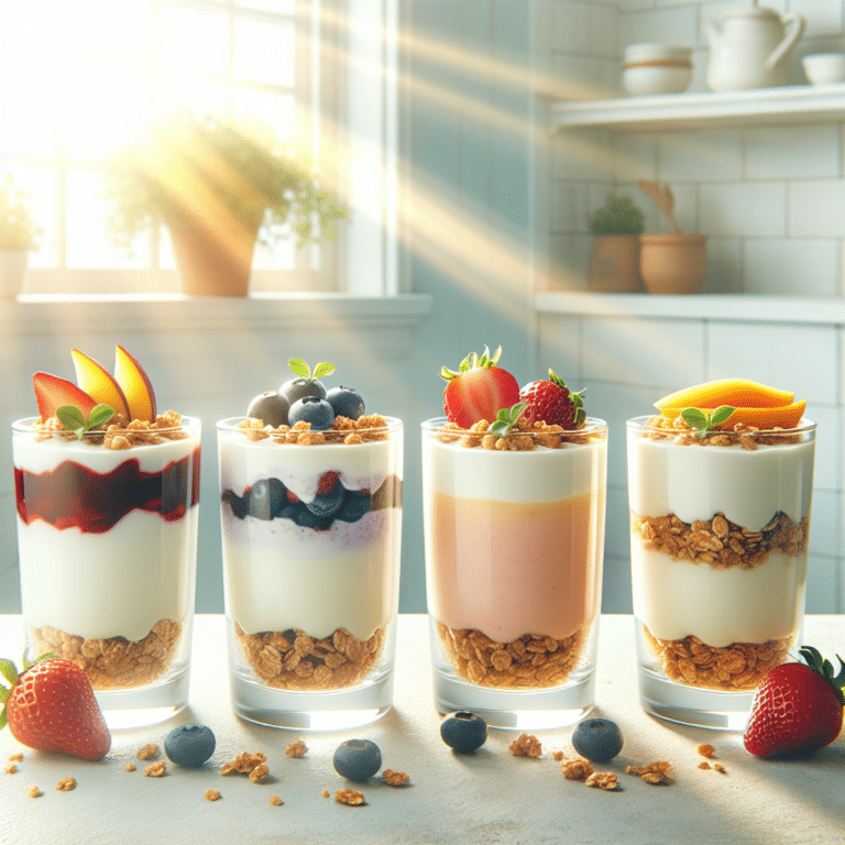 5 iogurtes com granola caseira para começar bem o dia
