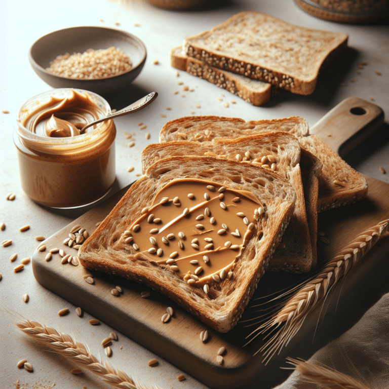 Torradas Integrais com Pasta de Amendoim: Combinação Clássica e Saudável