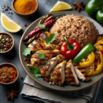 Como variar a receita de arroz integral com frango grelhado