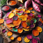 Chips de Batata Doce Assada: Crocância e Sabor em um Petisco