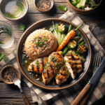 Frango grelhado com arroz integral: a combinação perfeita